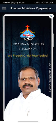 Pastor Ramesh Hosanna Ministries screenshot 1