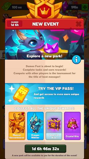 Hell Park - Idle Tycoon Games Simulator screenshot 5