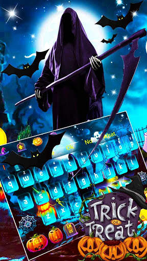 Night Halloween Ghost Keyboard screenshot 1