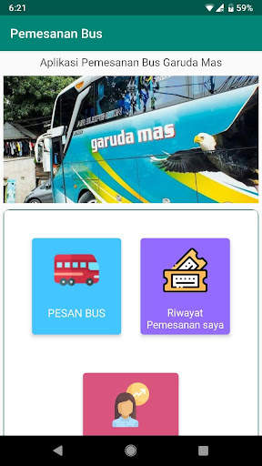 Pemesanan Bus Garuda Mas screenshot 1