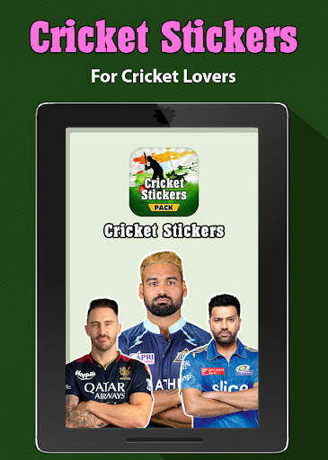 Cricket Stickers for WhatsApp 8 تصوير الشاشة