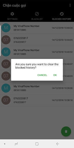 Call Blocker 3 تصوير الشاشة