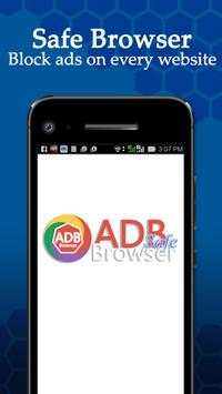 Adblock Safe Browser screenshot 1