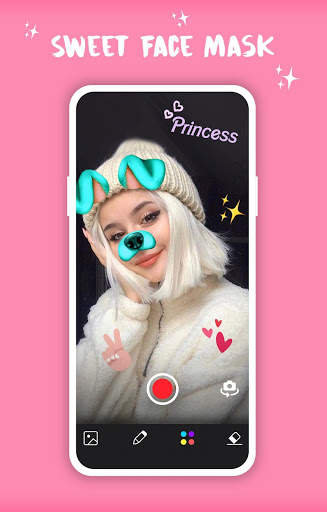 Sweet Face Mask | Snap Live Selfie Filter 3 تصوير الشاشة