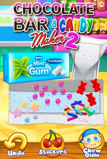 Chocolate Candy Bars Maker & Chewing Gum Games screenshot 5