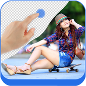 محو صورة خلفية مبدل أيقونة