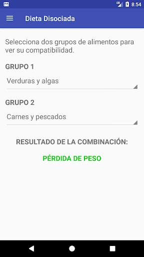 Dieta Disociada App screenshot 1