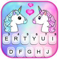 Unicorn Love Keyboard Theme on 9Apps
