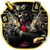 Skull Gun Keyboard 10001005