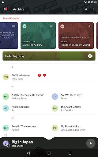 Woof Moo - An unofficial WFMU radio player screenshot 14