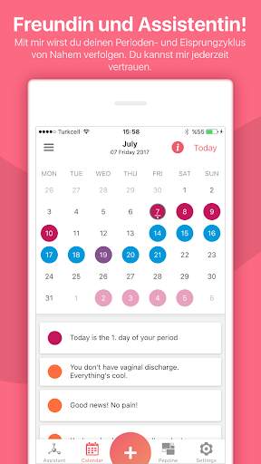 Pepapp - Perioden-Kalender screenshot 2