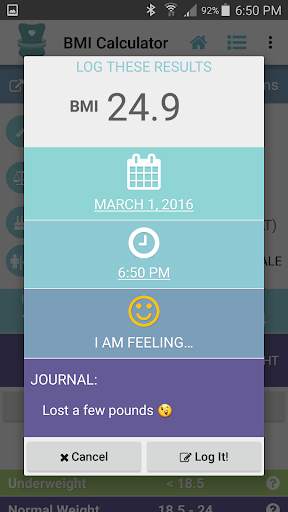 BMI Calculator - Adult & Child screenshot 3