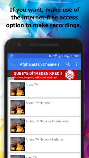TV Afghanistan Channel Info screenshot 2