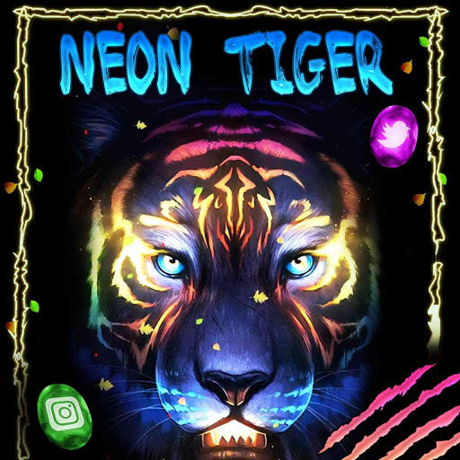 Neon, Colorful, Tiger Themes & Wallpapers screenshot 4