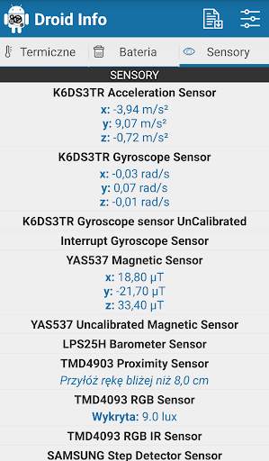 Droid Hardware Info screenshot 8