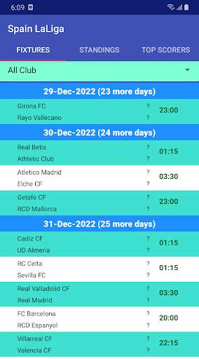 World Soccer Fixtures screenshot 6