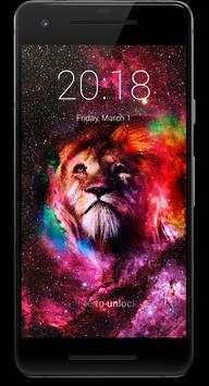 Lion King of The Jungle Lock Screen screenshot 4