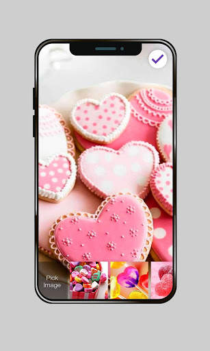 Sweet Candy Love Valentine HD AppLock Security screenshot 2