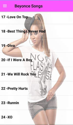 Beyonce Songs Offline (41 songs) screenshot 5