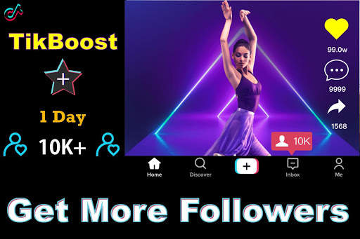TikBooster for Tiktok followers & fans & like free screenshot 1