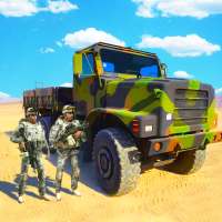 Army truck driving simulator logo