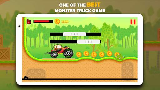 Extreme Monster Truck wheel : Offline Truck game screenshot 2