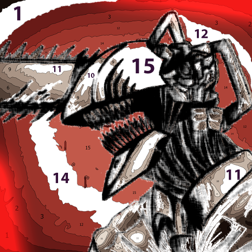 Chainsaw Man Coloring icon
