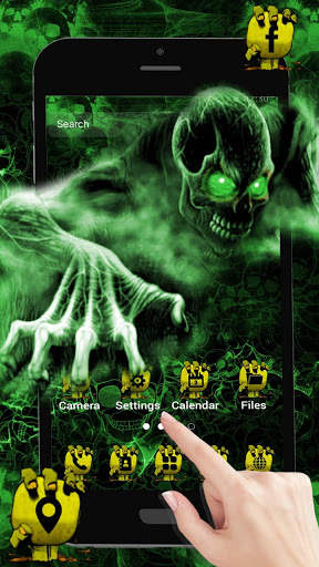 Zombie, Skull, Neon Themes & Live Wallpapers screenshot 3