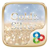 Gold & Silver GOLauncher Theme v1.0.62