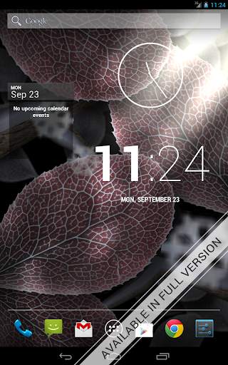 Tap Leaves Free Live Wallpaper screenshot 9