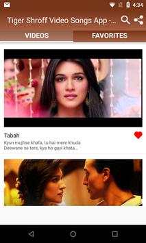 Tiger Shroff Video Songs App - Hindi Hit Songs screenshot 2