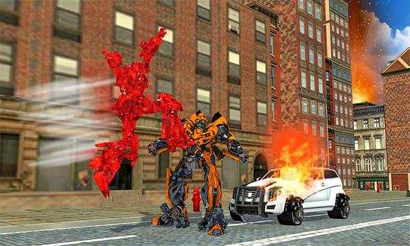 Angry Robot Bull Attack:Robot Fighting Bull Games screenshot 4