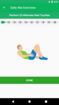 Six Pack Abs in 21 Days - Abs workout screenshot 3