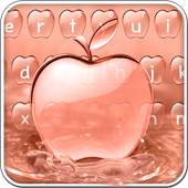 Rose Gold Apple Keyboard Theme 10001003