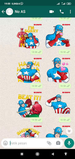 fans Avengers Sticker for Whatsapp 2021 screenshot 2