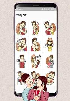 Love Romance Sticker for WhatsApp - Kiss and Hugs screenshot 7