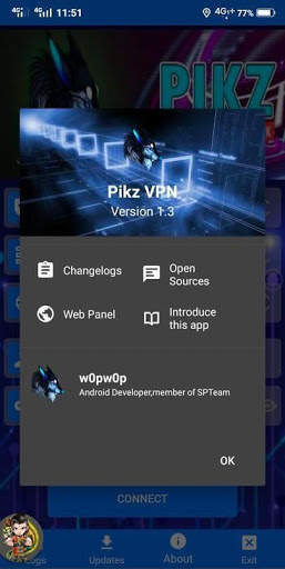 Pikz VPN screenshot 2