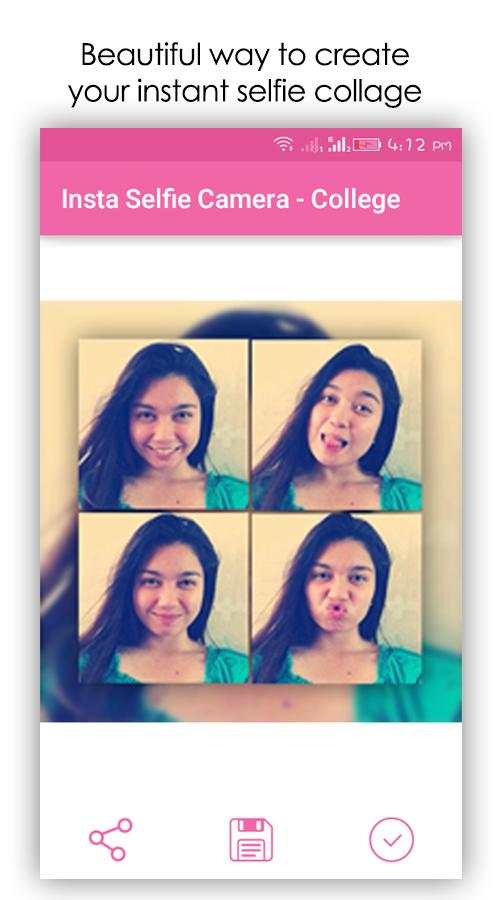Insta Selfie Camera - Collage 3 تصوير الشاشة