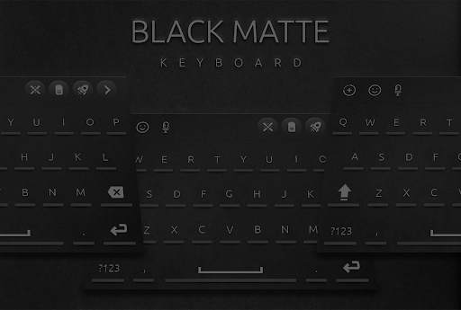 Black Matte Keyboard screenshot 1