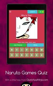 Naruto Games Quiz screenshot 8
