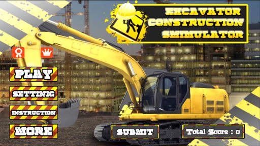 Excavator Construction Driving screenshot 1