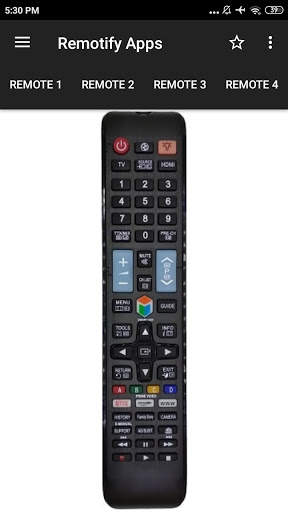 SAMSUNG TV Remote Control screenshot 1