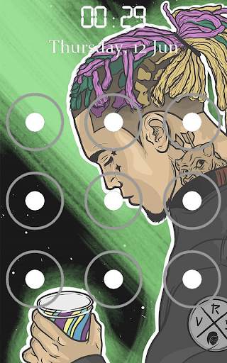 Lil Pump Pattern Lock Screen 3 تصوير الشاشة