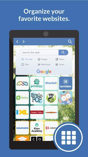 Symbaloo screenshot 1