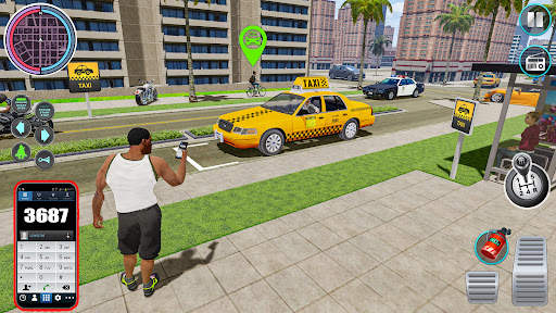 City Taxi Driving: Taxi Games screenshot 1