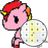 Unicorn Pixel Art - Coloring By Number 1.0