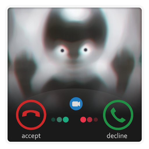 Fake call and video chat whith Bendy icon
