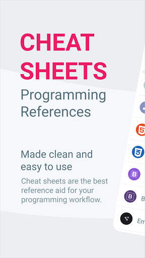Code Cheat Sheets - Programming References скриншот 1