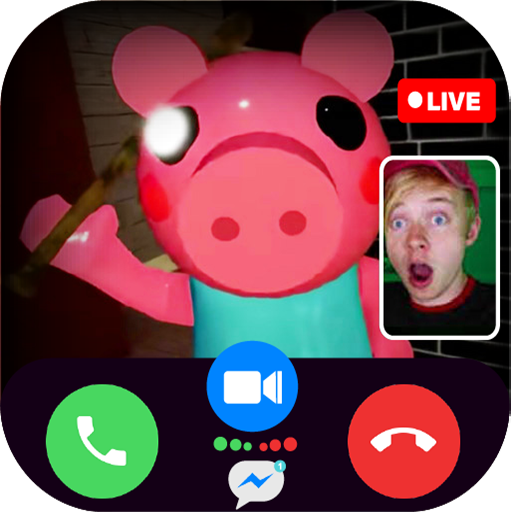 Scary Piggy Granny 📱 video call &amp; talk   chat icon