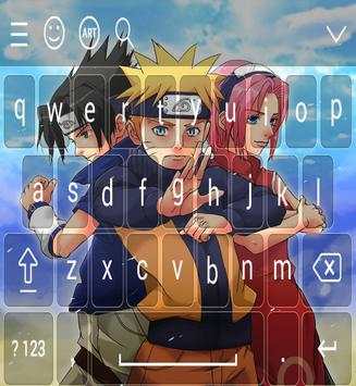 Naruto keyboard 2018 screenshot 1